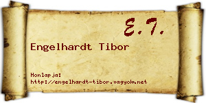 Engelhardt Tibor névjegykártya
